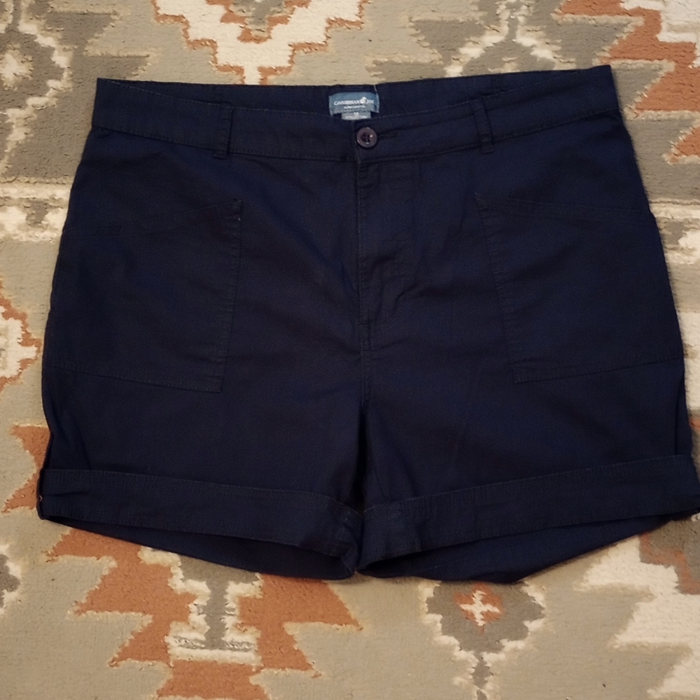 Caribbean Joe lightweight navy short - 12